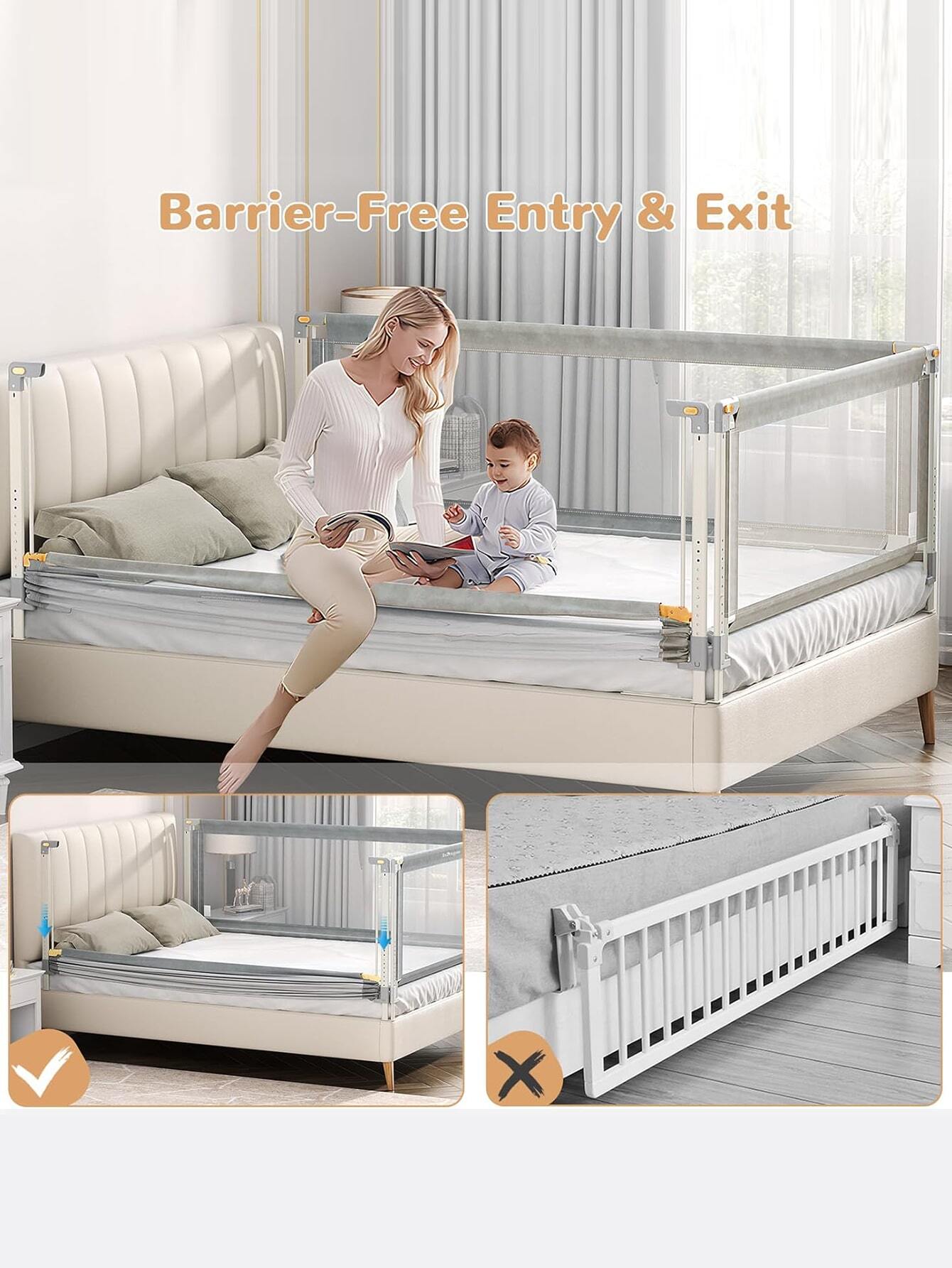 Babybbz Bed Rails For Toddlers Vertical Lifting Baby Bed Rail Guard