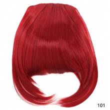Synthetic 26Colors Real Thick 31g Natural Bang Wig Black Brown Auburn Red Clip In On Bangs Hair
