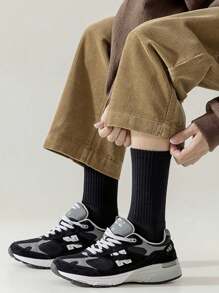 1 件装男士厚毛圈缓冲运动中筒袜，具有吸汗功能，秋季 - 彩色 - 查看 11