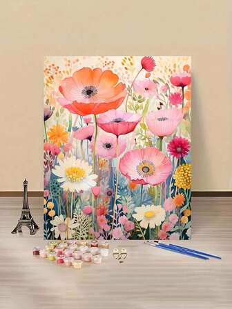 Flower Pistil DIY Digital Painting: Illuminate Creative Life, Depict A Colorful World. DIY Digital Painting, Start Your Art Journey. It Is The Perfect Fusion Of Creativity And Fun, An Excellent Choice For Interaction, Couples To Share, And Personal Relaxation.