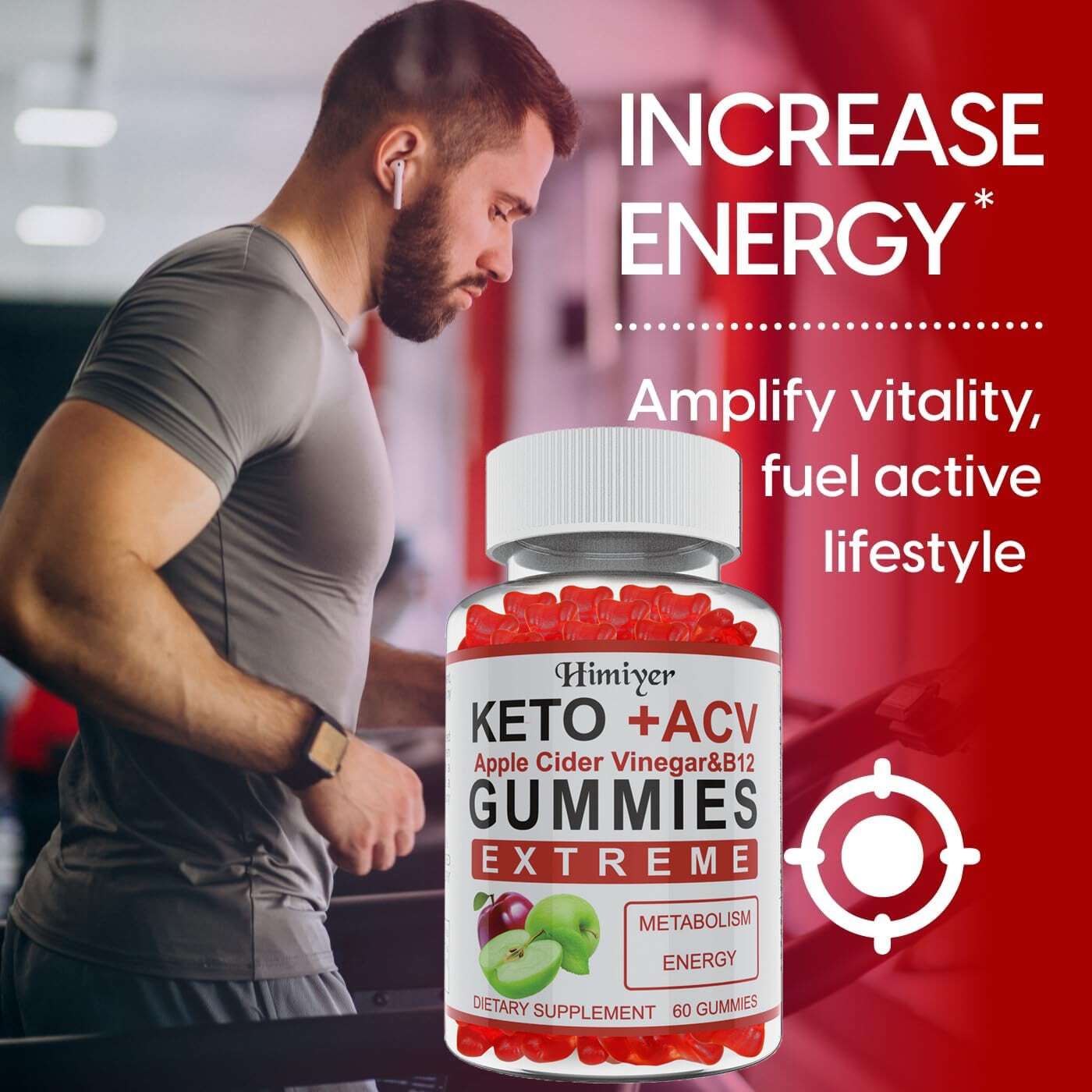 Keto ACV Premium Gummy Contains Apple Cider Vinegar Keto Supplement