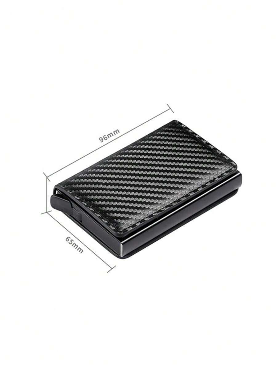 ID Credit Bank Card Holder Wallet Luxury Brand Men Anti Rfid Blocking