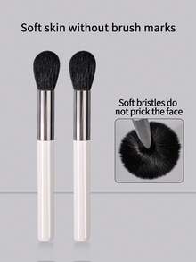 1 pieza/2 piezas Juego de brochas de maquillaje para principiantes y profesionales - Brocha para rubor, brocha para iluminador, brocha para polvo, brocha para contorno, herramientas de belleza prácticas para viajar, brocha para base, brocha para corrector, brocha para rubor, brocha para contorno, brocha para rubor, brocha para bronceador, brocha para polvo, brocha para base, brocha para rubor