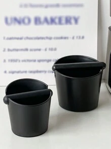 1 pièce Boîte de démoulage des résidus de café, Récipient à résidus de poudre de bar à café, Poubelle d'élimination des résidus d'équipement à café expresso, Retour à l'école