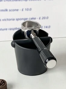 1 pièce Boîte de démoulage des résidus de café, Récipient à résidus de poudre de bar à café, Poubelle d'élimination des résidus d'équipement à café expresso, Retour à l'école
