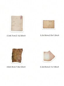 40pcs Mixed Pattern Sticker Back To School - Multicolor - View 2