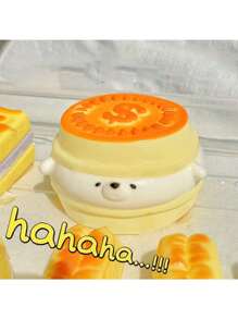 Cute Gold Coin Dog Squishy Toy, Super Soft Slow Rebound Creative Anti-Stress Toy, Christmas Holiday Small Gift