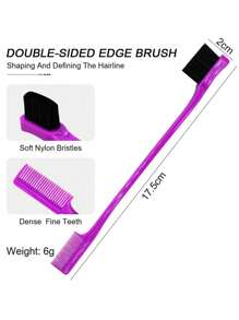 3件套/6件套女士造型工具套装,包含双面理发刷、金属尖尾梳和尼龙发刷,是女士日常DIY造型的理想之选,也是理发店、美容院、返校季、旅行度假的必备美发工具、美发产品和配件。套装包含:梳子、吹风机、头发、理发师、边缘梳、卷发产品、美发设备、剪发剪刀、圣诞节、理发店、美发、吹风机、发刷、理发师、美发设备、发型、美发、理发店、美发设备。 - 彩色 - 查看 9