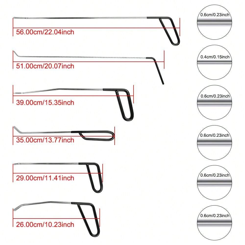 6Pcs 16Pcs / Set Hooks Rod Hammer Car Repair Tool Automotive