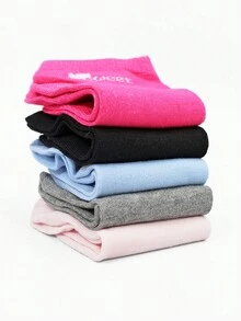 Stylish Women's Socks Kit With Assorted Heart Prints - 彩色 - 查看 2