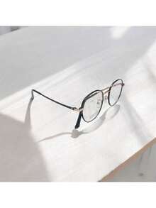 Titanium Material Adult Eyeglass Frame 9640 - 黑色 - 查看 4