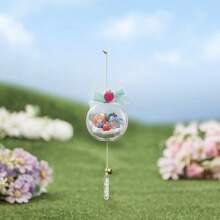 Miniso 1pc Disney Ufufy Flower Series Surprise Blind Box, Random Style Collection Pendant Decor - Cute Wind Chime Toy, Suitable For Home Decoration And Holiday Gifts - Multicolor - View 4