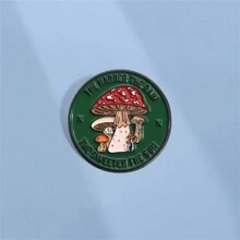 Haroer The Rain Men Pin The Sweeter The Sun Dễ Thương Nấm Trâm Cài Ve Áo Huy Hiệu Thực Vật Tự Nhiên Trang Sức Quà Tặng Bán Buôn - Nhiều màu - Xem 1