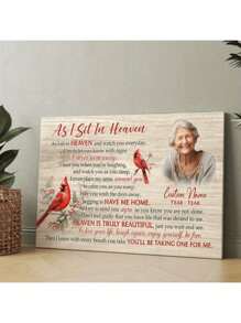 Framed Memorial Gift Sympathy Gift For Loss Of Father Mother Husband Son In Heaven, Bereavement Gift In Loving Memory - 裱框 - 查看 7