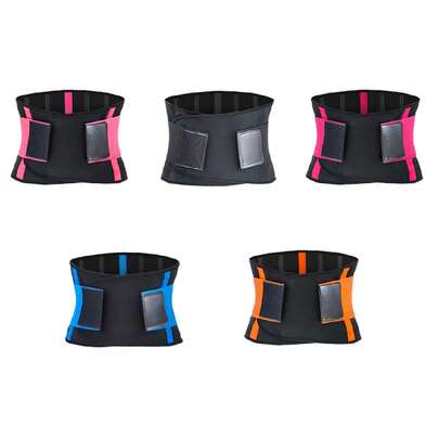 1 chiếc đai hỗ trợ thắt lưng thể thao nén 4 nấc, hỗ trợ thắt lưng đàn hồi cho nam và nữ, thể dục, chạy bộ