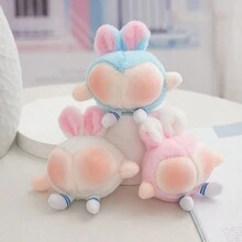 毛绒挂件 创意桃臀钥匙扣 情侣背包挂件 派对礼物 圣诞装饰挂件 - 多色 - 查看 3