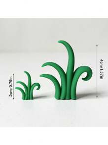 1pc Cute Dinosaur Cake Decoration, Dinosaur Theme Cake Decoration Ornaments, Soft Gum Tree Leaves Grass Cake Decoration, Dinosaur Forest Theme Party Supplies, Suitable For Birthday Cake Decoration, Gender Reveal Christening Cake Decoration Supplies,Christmas - Dinosaur - View 17