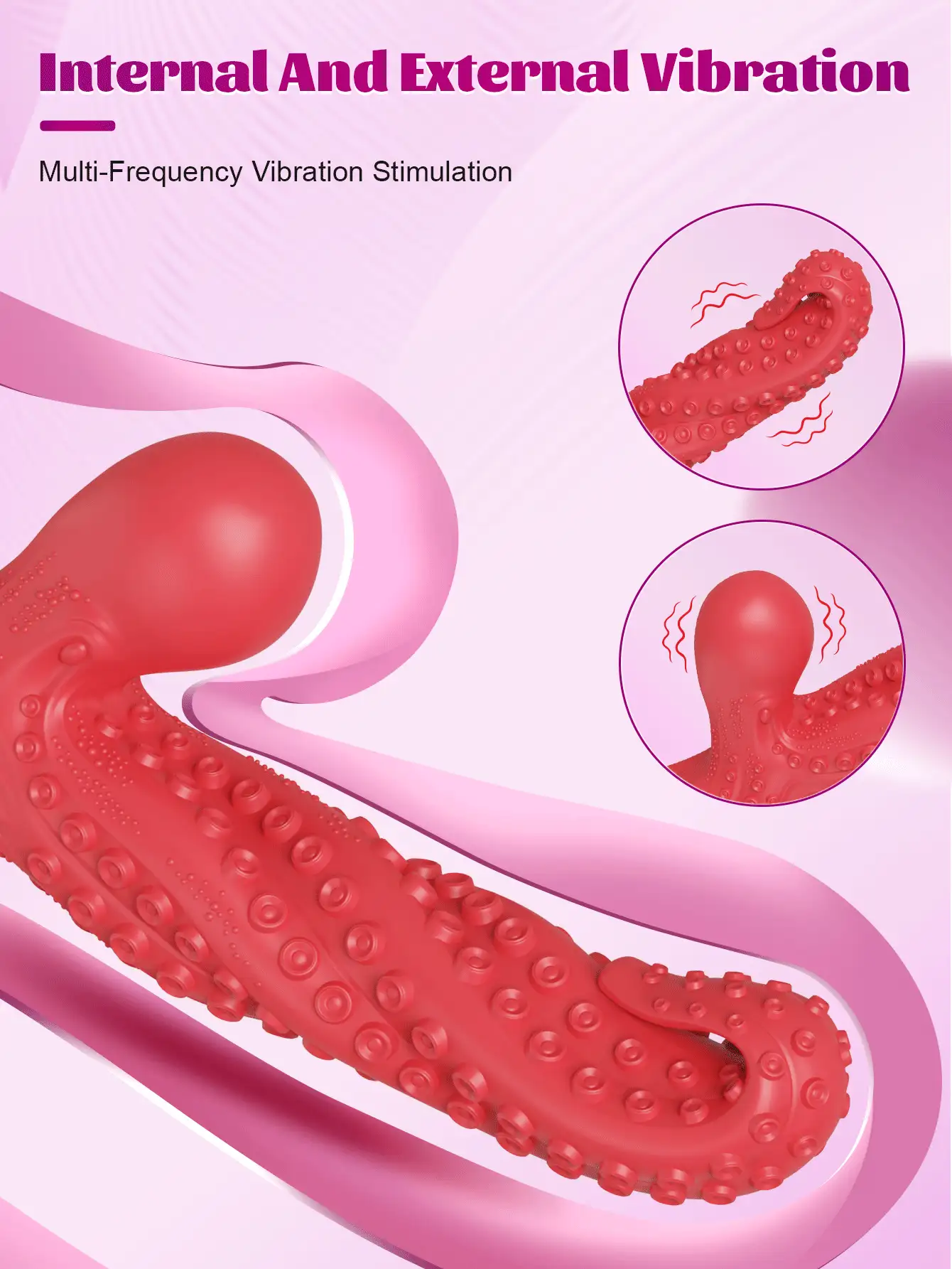 Vibrating Dildo Vibrator Sex Toys Realistic Monster G Spot Vibrator,Clitoris G Spot Stimulator Vaginal Masturbator,Couples Sex Toys Octopus Tentacle Clitoral Vibrator With 9 Powerful Modes, Sex Toys Vibrator,Adult Sex Toy Anal Plug Prostate Massager For Men Women