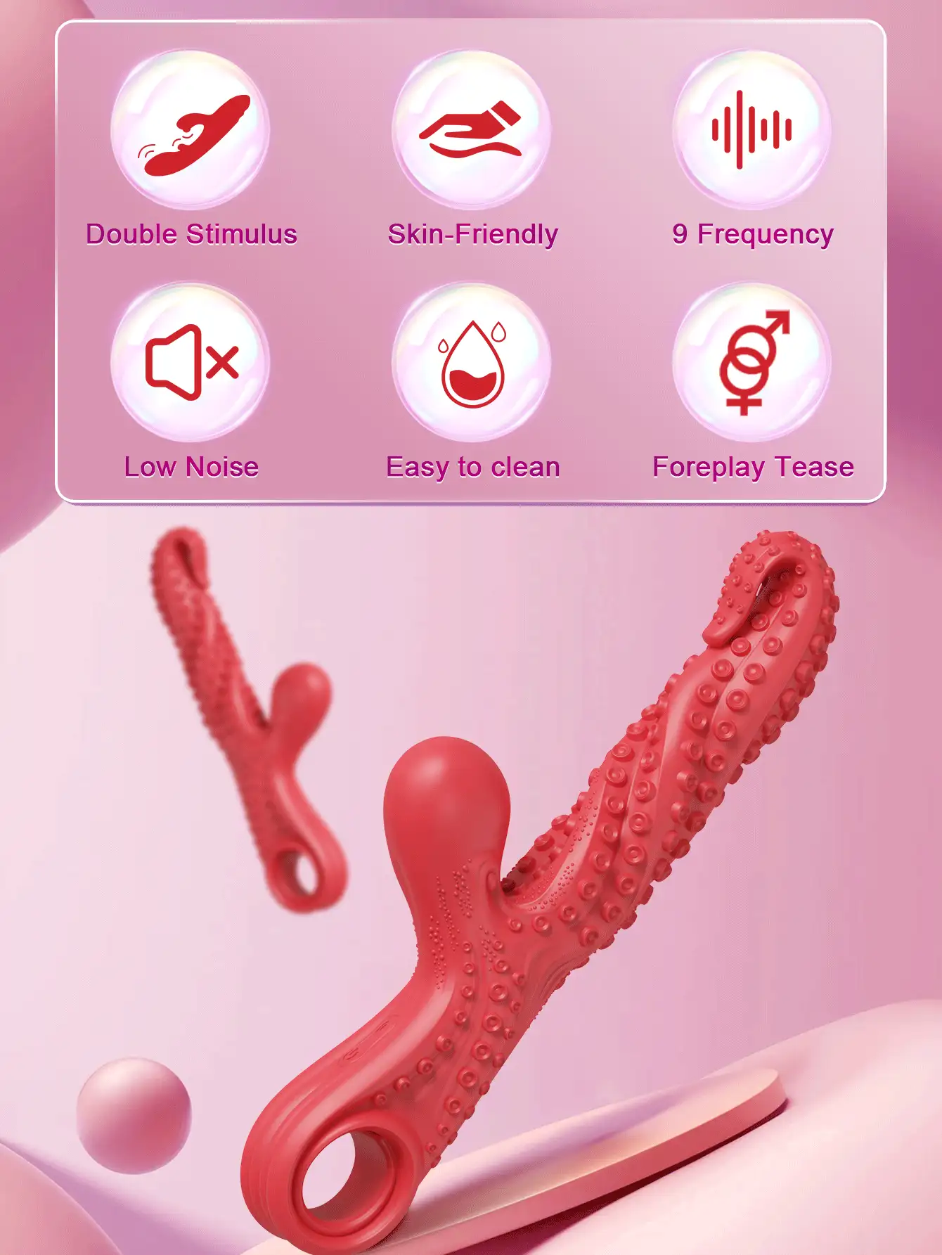 Vibrating Dildo Vibrator Sex Toys Realistic Monster G Spot Vibrator,Clitoris G Spot Stimulator Vaginal Masturbator,Couples Sex Toys Octopus Tentacle Clitoral Vibrator With 9 Powerful Modes, Sex Toys Vibrator,Adult Sex Toy Anal Plug Prostate Massager For Men Women