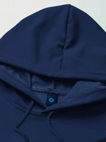 3 件套纯色连帽运动衫，带袋鼠口袋，男士休闲长袖套头衫，适合秋冬季