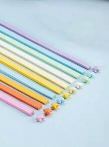 540 tiras de papel de origami de estrellas hechas a mano para tarjetas de regalo, decoración de fiestas, manualidades, estrellas de cinco puntas, papel para dibujar, papel rosado, kit de quilling de papel