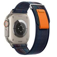 Trail Loop 弹性尼龙可调节替换表带运动腕带兼容 Apple Watch 46mm 49mm 44mm 45mm 42mm 41mm 40mm 38mm 编织单圈表带男女工厂直销手链 Apple Watch Series 10 Ultra2 Ultra1 S10 9 8 7 6 SE 5 4 3 2 舒适表带厂家直销 - 彩色 - 查看 43
