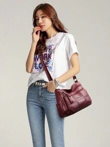 KAIDIFEINIROO Bolso de de marca de lujo, carteras y bolsos de mujer, bolso de diseñador de hombro, bandolera y mensajero, bolso impermeable 2025 para mujer