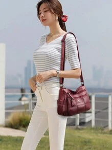 KAIDIFEINIROO Bolso de de marca de lujo, carteras y bolsos de mujer, bolso de diseñador de hombro, bandolera y mensajero, bolso impermeable 2025 para mujer