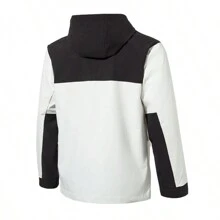 New Balance Boyfriend Style Men's And Boyfriend Style Men's Jackets 2024 New Hooded Comfortable Sports Casual Jacket Amj43313Cio