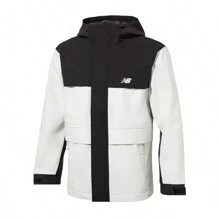 New Balance Boyfriend Style Men's And Boyfriend Style Men's Jackets 2024 New Hooded Comfortable Sports Casual Jacket Amj43313Cio