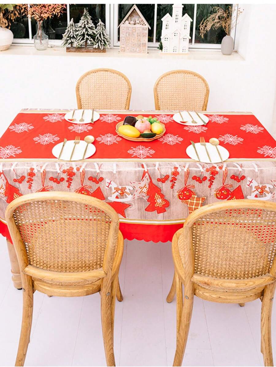 1 Mảnh Trang Trí Giáng Sinh Sáng Tạo Khăn Trải Bàn In Hình Giáng Sinh Đồ Dùng Trang Trí Bàn Làm Việc Giáng Sinh Quà Tặng Tốt Nhất - Nhiều màu - Xem 1