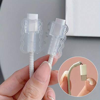 5 Pcs/10 Pcs ABS Resin Cable Sleeves: Protect Your Cables From Breakage And Disconnection
