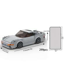 赛车模型积木，超级技术跑车，创意玩具，圣诞节，生日礼物 - 多色 - 查看 6