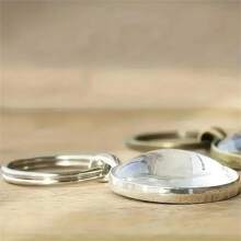 1 pieza Llavero con figura de Jesús, llavero de metal, colgante redondo, adecuado para bolso, coche, joyería, regalos de pareja, amigos, accesorios de moda para mujer, aniversario, accesorio para coche sencillo, accesorio para mochila escolar