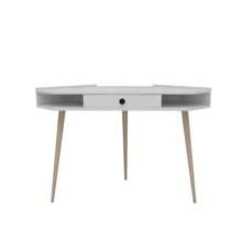 Well Home Desk 85.2x130.8x55 White. Free Shipping In 24/48h - White - View 1