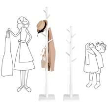 VASAGLE Coat Racks - Beyaz - Görünüm 5