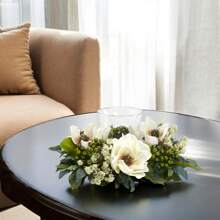 Magnolia Candelabrum Silk Flower Arrangement