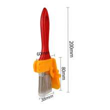 Bàn chải vệ sinh bụi xám nhà bếp, Bàn chải màu, Bàn chải góc sơn, Bàn chải vệ sinh góc, Bàn chải tường nội thất lông nhỏ - Đỏ - Xem 7