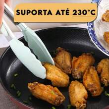 Kitchen Set Kit With 12 Pieces Premium Silicone Utensils And Cup Holder With Wooden Handle -JE001 - 薄荷藍 - 查看 4