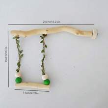 1 件随机颜色和款式鹦鹉用品 - 摇摆栖木组合、笼子栖木和支架玩具 - 彩色 - 查看 7