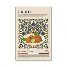 1PC Poster in trà Thổ Nhĩ Kỳ cổ điển Thổ Nhĩ Kỳ Ma-rốc Du lịch In Thực phẩm cổ điển Trung Đông Tranh vải Trang trí quán cà phê Quán bar Nhà hàng Không có khung - nhiều màu - Xem 34