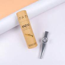 Metal Kazoo With Storage Box, Aluminum Alloy Kazoo, Compact Guitar & Ukulele Accompaniment Instrument, Portable Pocket Musical Instrument For Instant Playing, Musical Instrument Gift