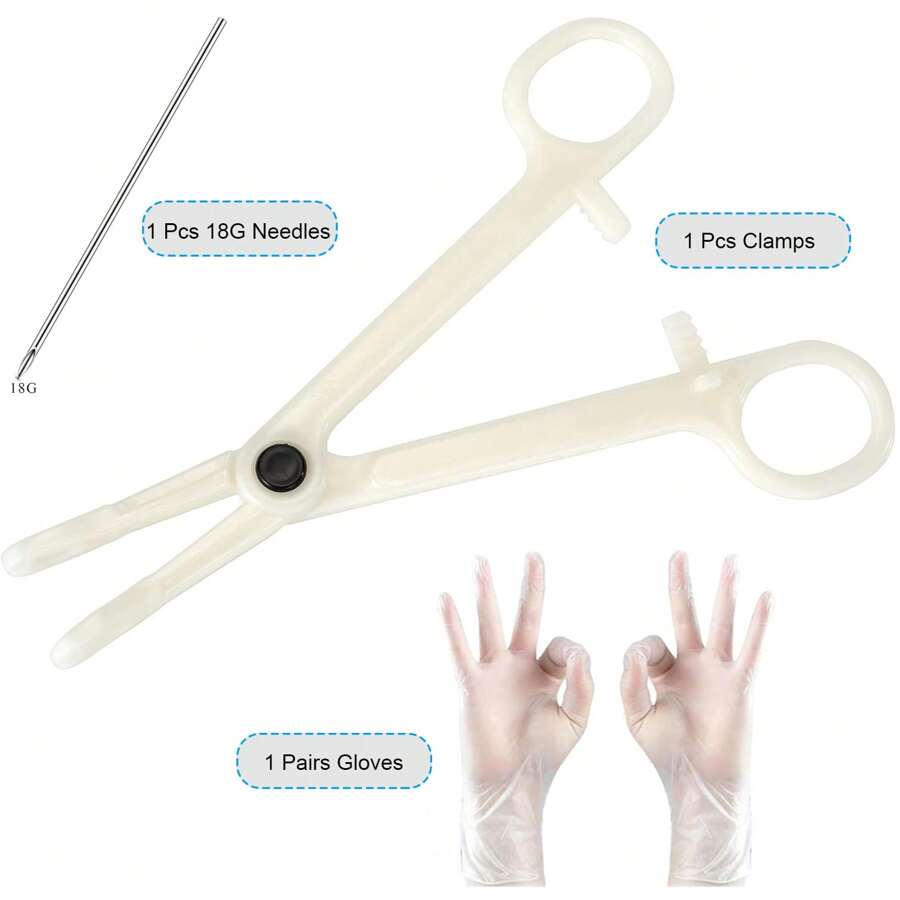 Mixed Piercing Needles Body Piercing Kit With Disposable Piercing