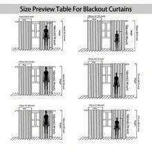 2 juegos de cortinas con temas navideños y de Año Nuevo, de tela mate de doble cara, con alta opacidad, adecuadas para la sala de estar, el dormitorio y la decoración del hogar, con perforación para barra