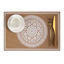 4 Stücke/6 Stücke/8 Stücke einfarbige quadratische Tischsets, 43cm*46cm, hitzebeständig, Esszimmer Dekoration, Tischdekoration, Stofftischsets, Untersetzer, geeignet für Neujahr, Ostern, Valentinstag