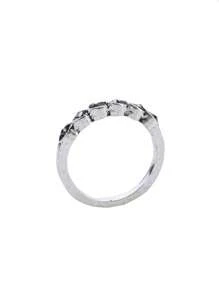 2 chiếc nhẫn xếp chồng tinh tế - Bộ cô dâu đính đá Zirconia màu nước khảm, tùy chọn màu tím/xanh lam, hoàn hảo cho trang phục hàng ngày và trang trí Halloween, phụ kiện thanh lịch cho phụ nữ - Nhiều màu - Xem 11