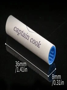 Captain Cook 9mm Activated Carbon Pipe Filters - 50 Count, Smoking Pipe Accessories, Portable Canister Tobacco Pipe Filtration Inserts
