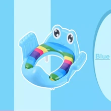 NetHong Child Baby Kids Soft Padded Potty Training Toilet Seat With Handles Toddler UK - Blue - View 4