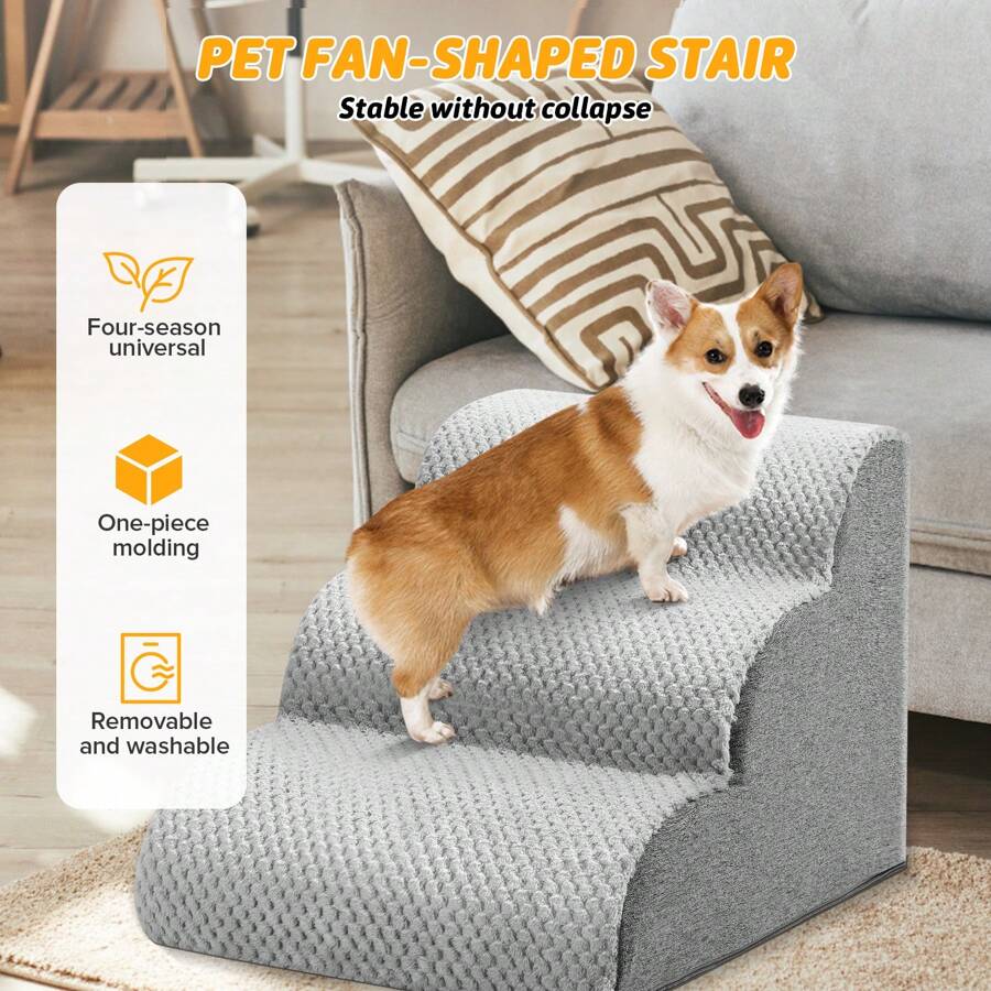 Bed Steps On Dog Steps A Rugby Staircase For Small Dogs And Cats, 3
