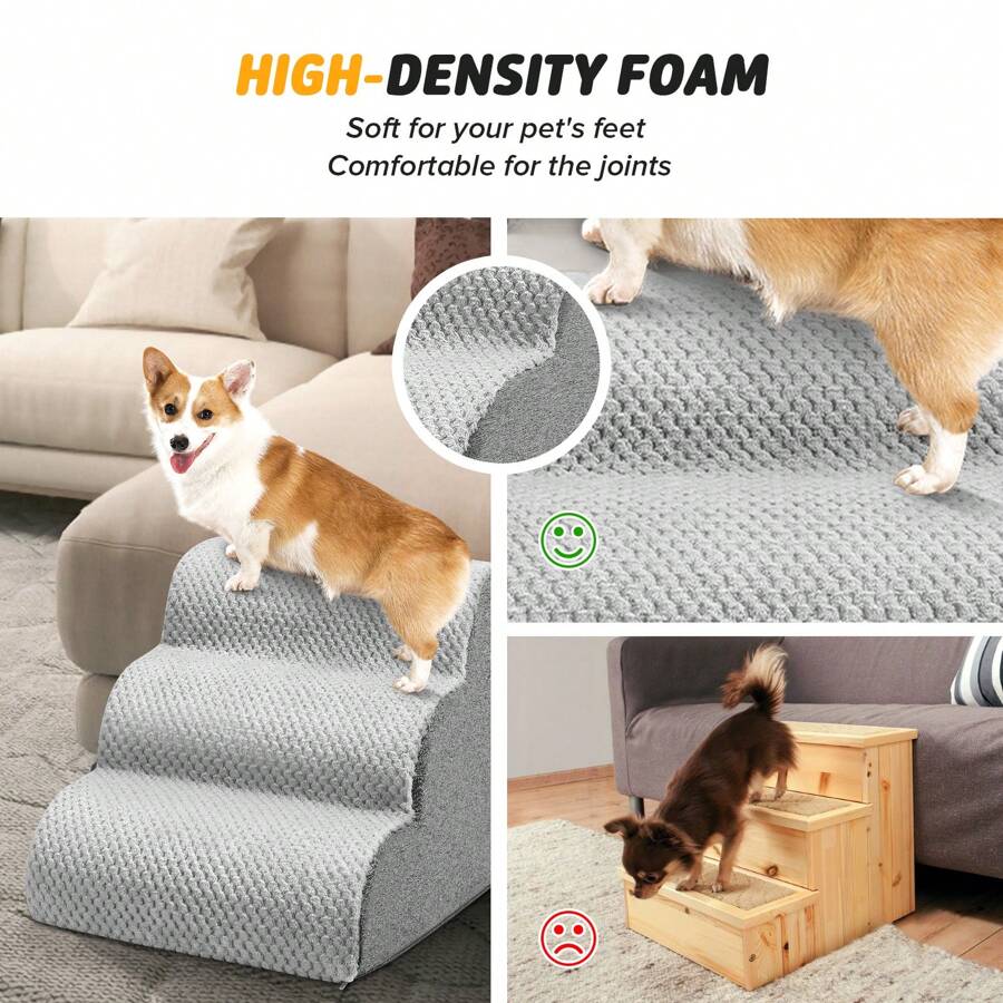 Bed Steps On Dog Steps A Rugby Staircase For Small Dogs And Cats, 3